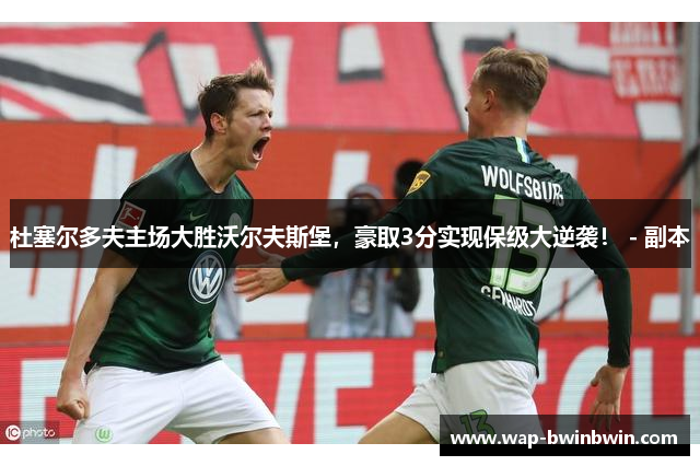 杜塞尔多夫主场大胜沃尔夫斯堡，豪取3分实现保级大逆袭！ - 副本